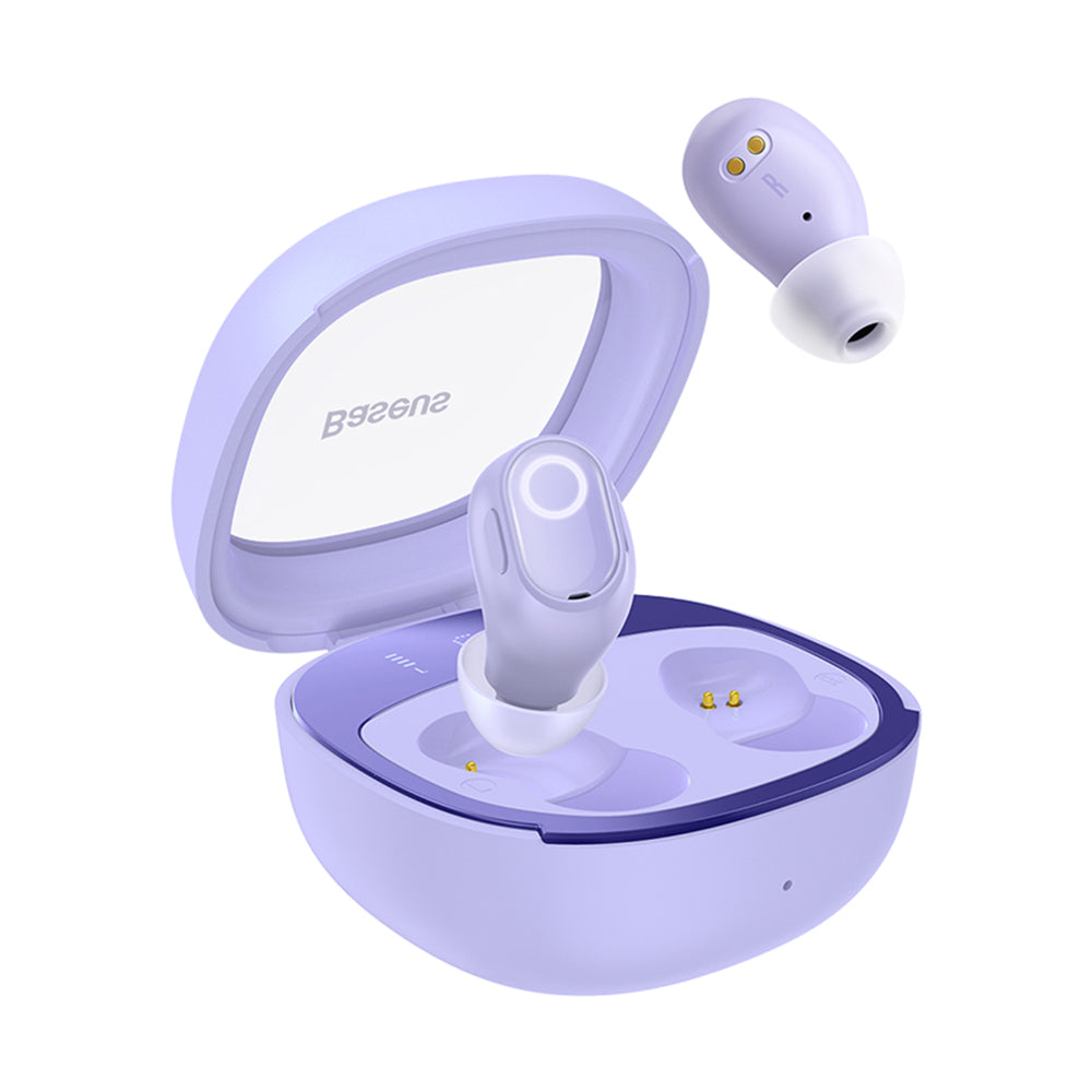 Handsfree Bluetooth Baseus WM02+, TWS, Lilla NGTW370305