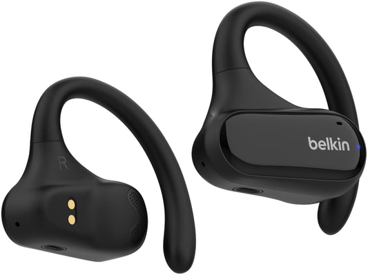 Handsfree Bluetooth Belkin SoundForm ClearFit, TWS, Multipoint, Svart AUC013ctBK