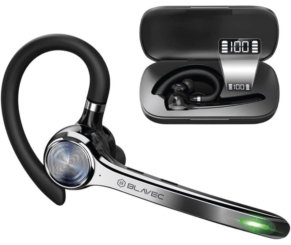 Blavec Talk 1 Bluetooth-håndfri, MultiPoint, A2DP, svart