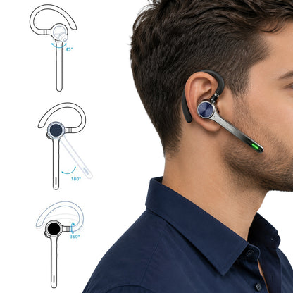Blavec Talk 1 Bluetooth-håndfri, MultiPoint, A2DP, svart