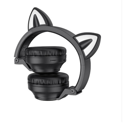 Handsfree Bluetooth Borofone BO18 Cat Ear, A2DP, Svart