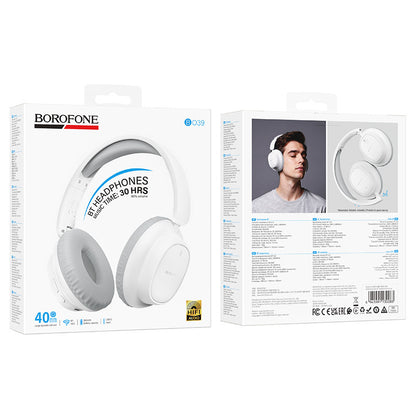 Borofone BO39 Melotide Bluetooth-håndfri, A2DP, hvit