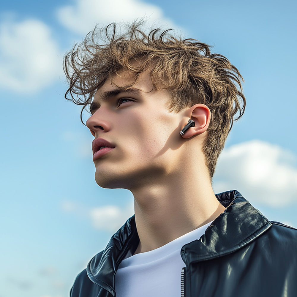 Handsfree Bluetooth Borofone BW88 Deep Rhyme, TWS, Svart