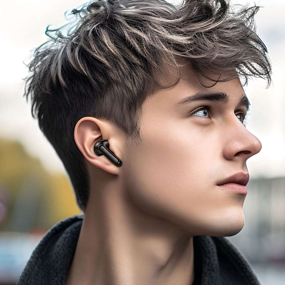 Handsfree Bluetooth Borofone FQ1 Shine, TWS, Svart