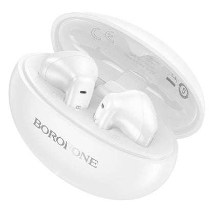 Handsfree Bluetooth Borofone FQ12 Nice, TWS, Hvit