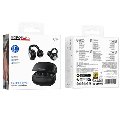 Handsfree Bluetooth Borofone FQ14 Joy, TWS, Svart