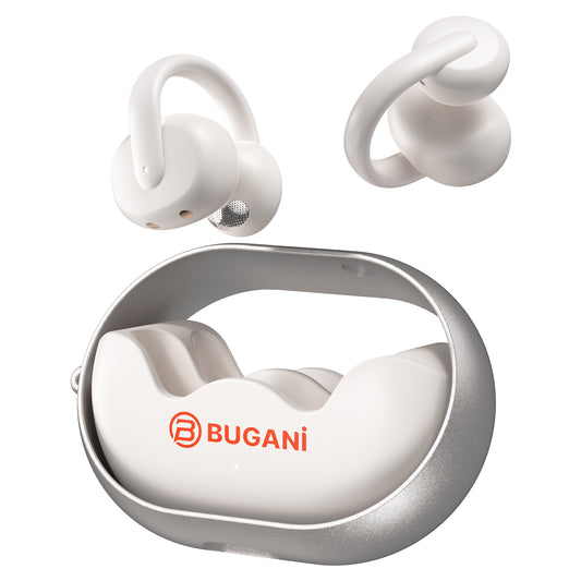 Handsfree Bluetooth Bugani Clip B21, TWS, Hvit