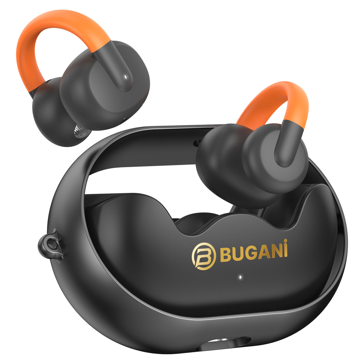 Handsfree Bluetooth Bugani Clip B21, TWS, Svart