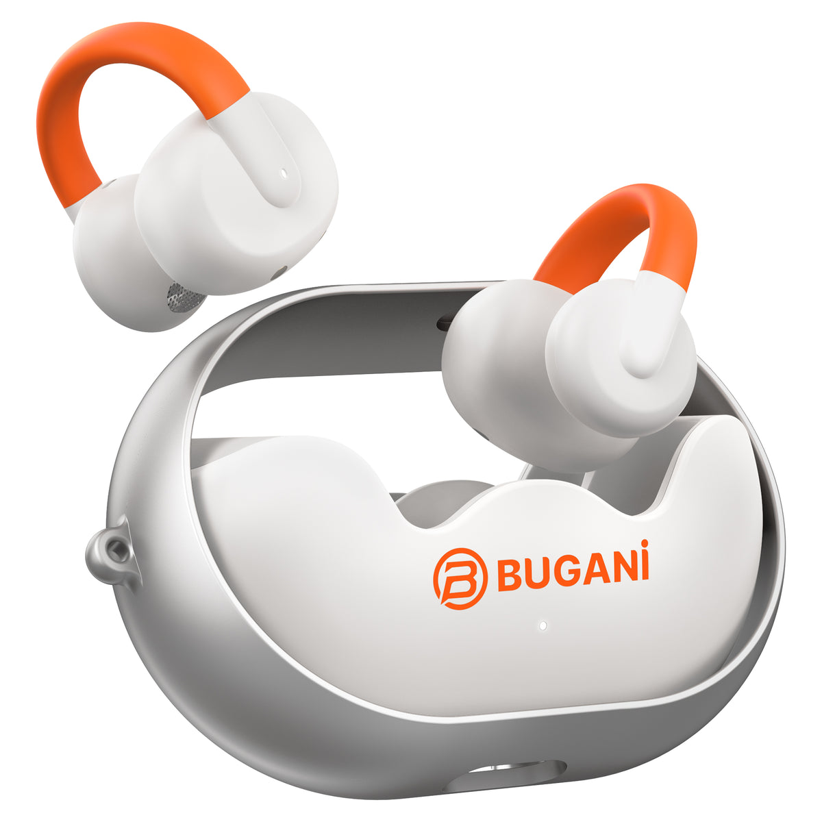 Handsfree Bluetooth Bugani Clip B21, TWS, Hvit