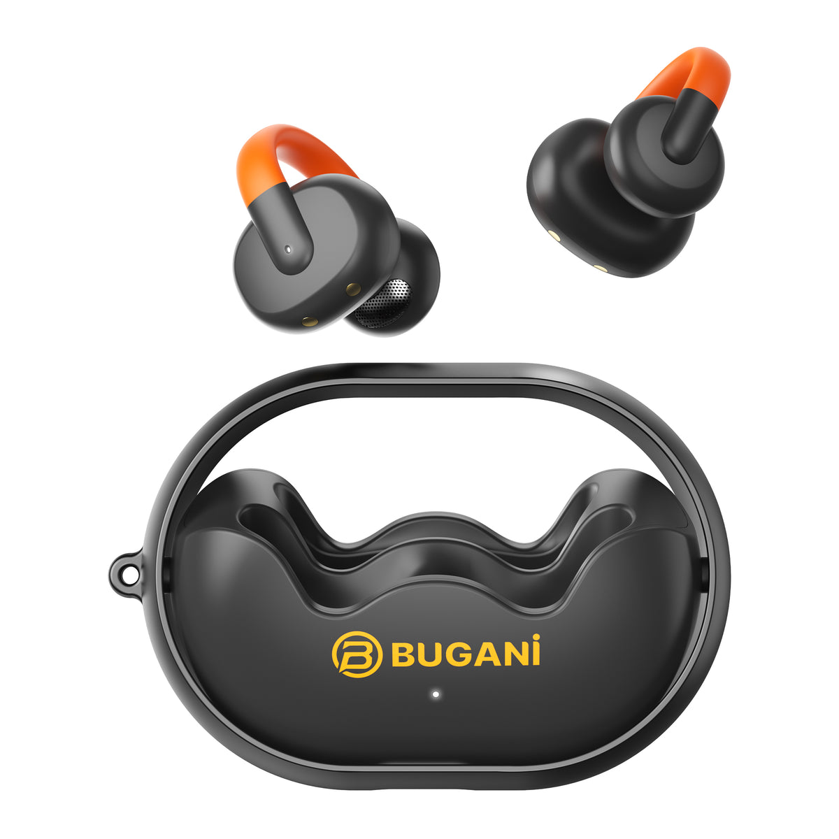 Handsfree Bluetooth Bugani Clip B21, TWS, Svart