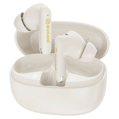 Handsfree Bluetooth Bugani Freebuds B20, TWS, ANC, Lys krem