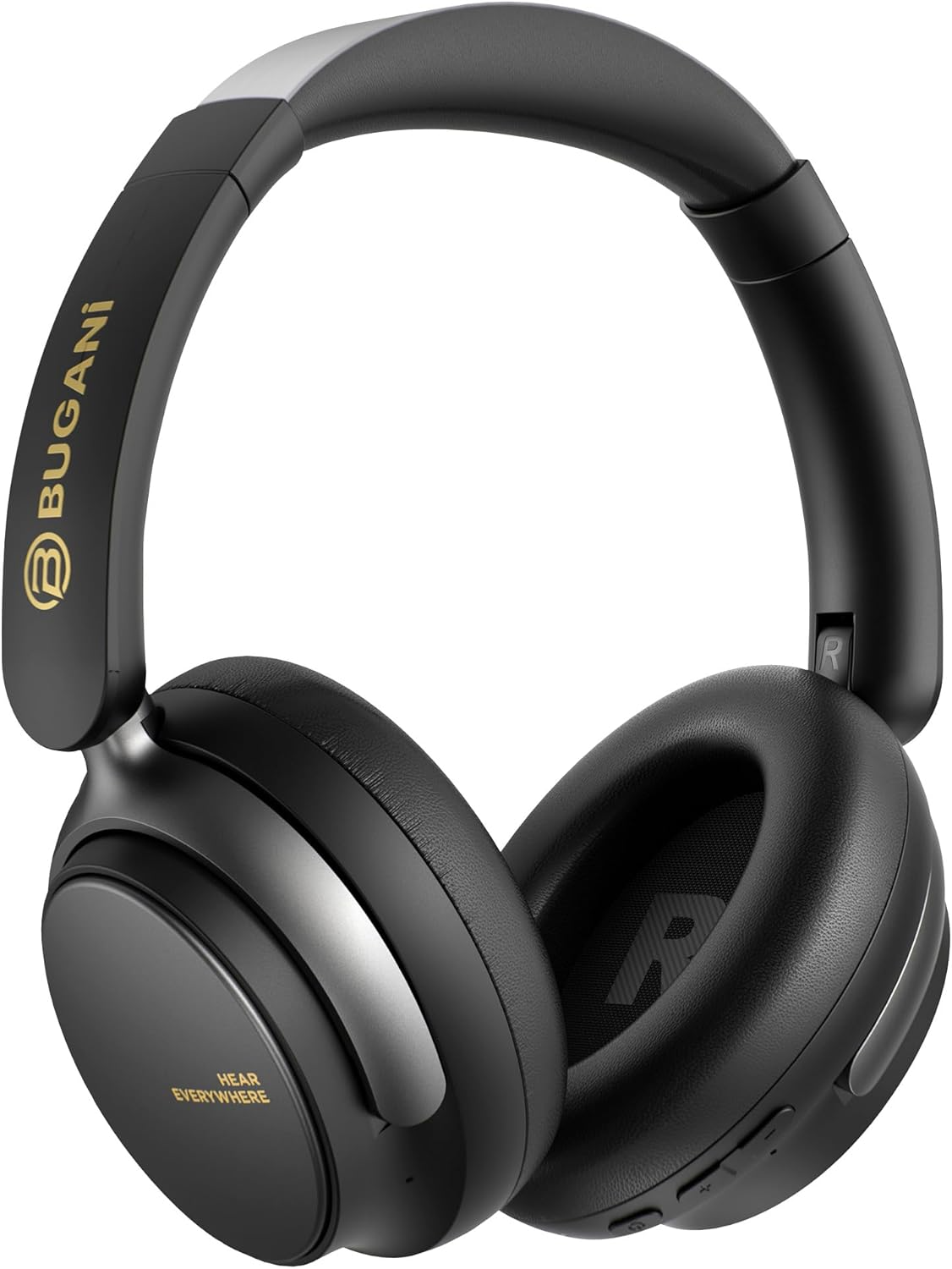 Bluetooth-håndfri Bugani Space BH01, MultiPoint, A2DP, ANC, Svart