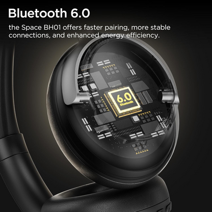 Bluetooth-håndfri Bugani Space BH01, MultiPoint, A2DP, ANC, Svart