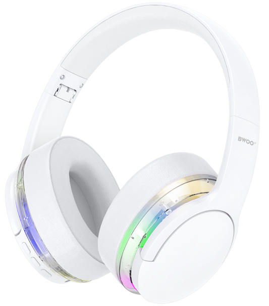 Bluetooth-håndfri BWOO BO-BW587, A2DP, ANC, Hvit