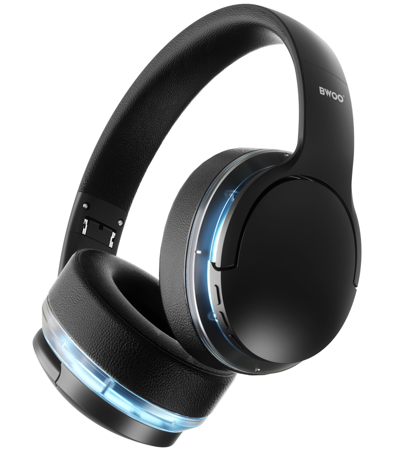 Bluetooth-håndfri BWOO BO-BW587, A2DP, ANC, Svart