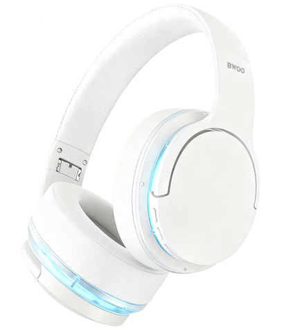 Bluetooth-håndfri BWOO BO-BW587, A2DP, ANC, Hvit