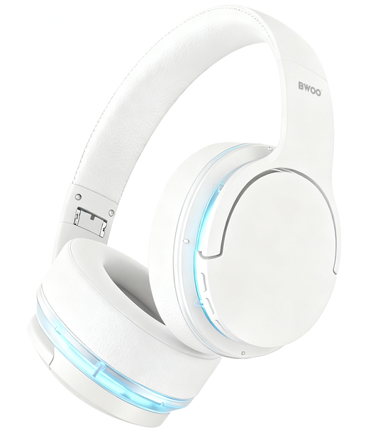Bluetooth-håndfri BWOO BO-BW587, A2DP, ANC, Hvit