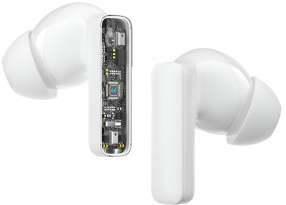 Bluetooth-håndfri BWOO BW40, TWS, ANC, Hvit