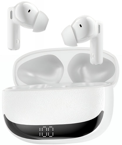 Bluetooth-håndfri BWOO BW40, TWS, ANC, Hvit