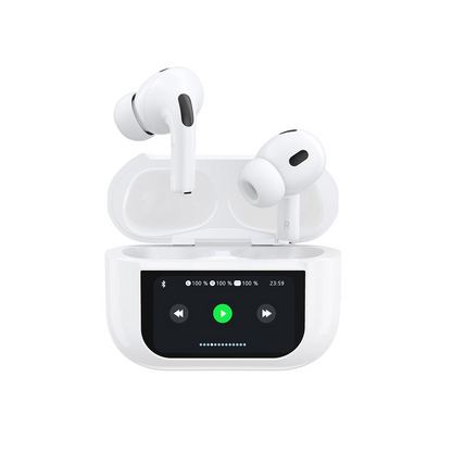 Handsfree Bluetooth Dudao U19 Display, TWS, Hvit, Reseglet