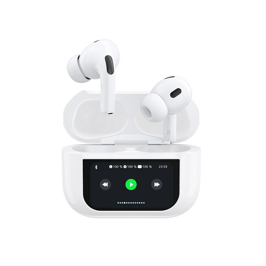 Handsfree Bluetooth Dudao U19 Display, TWS, Hvit, Reseglet