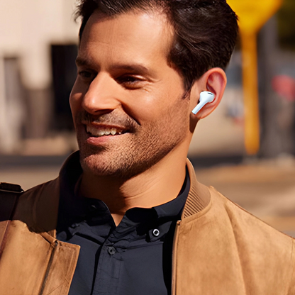 Handsfree Bluetooth Dudao U19 Display, TWS, Hvit, Reseglet