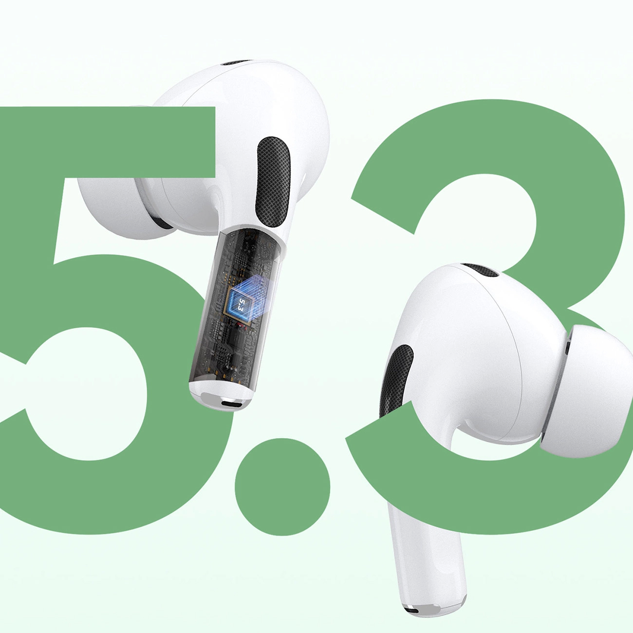 Handsfree Bluetooth Dudao U19 Display, TWS, Hvit, Reseglet