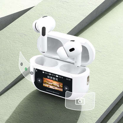 Handsfree Bluetooth Dudao U19 Display, TWS, Hvit, Reseglet