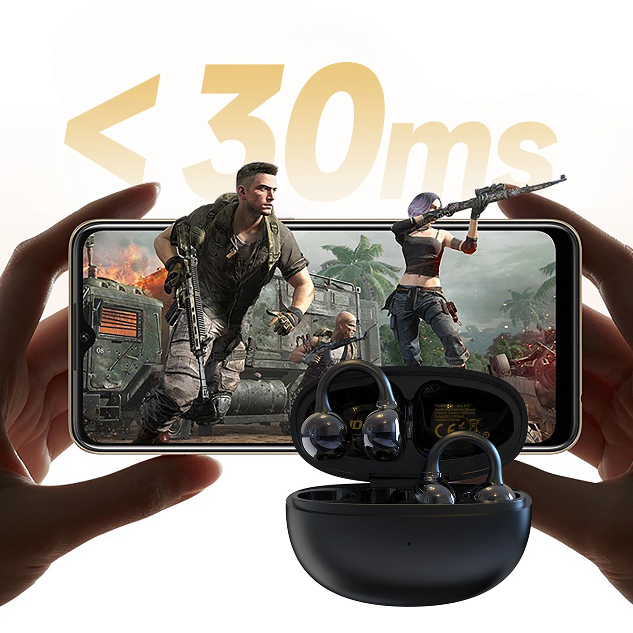 Handsfree Bluetooth Dudao U20, TWS, Svart