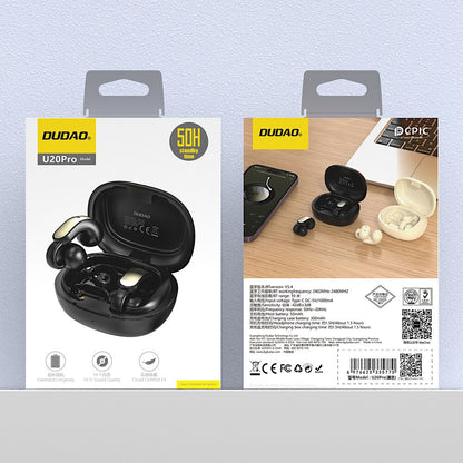 Handsfree Bluetooth Dudao U20, TWS, Svart