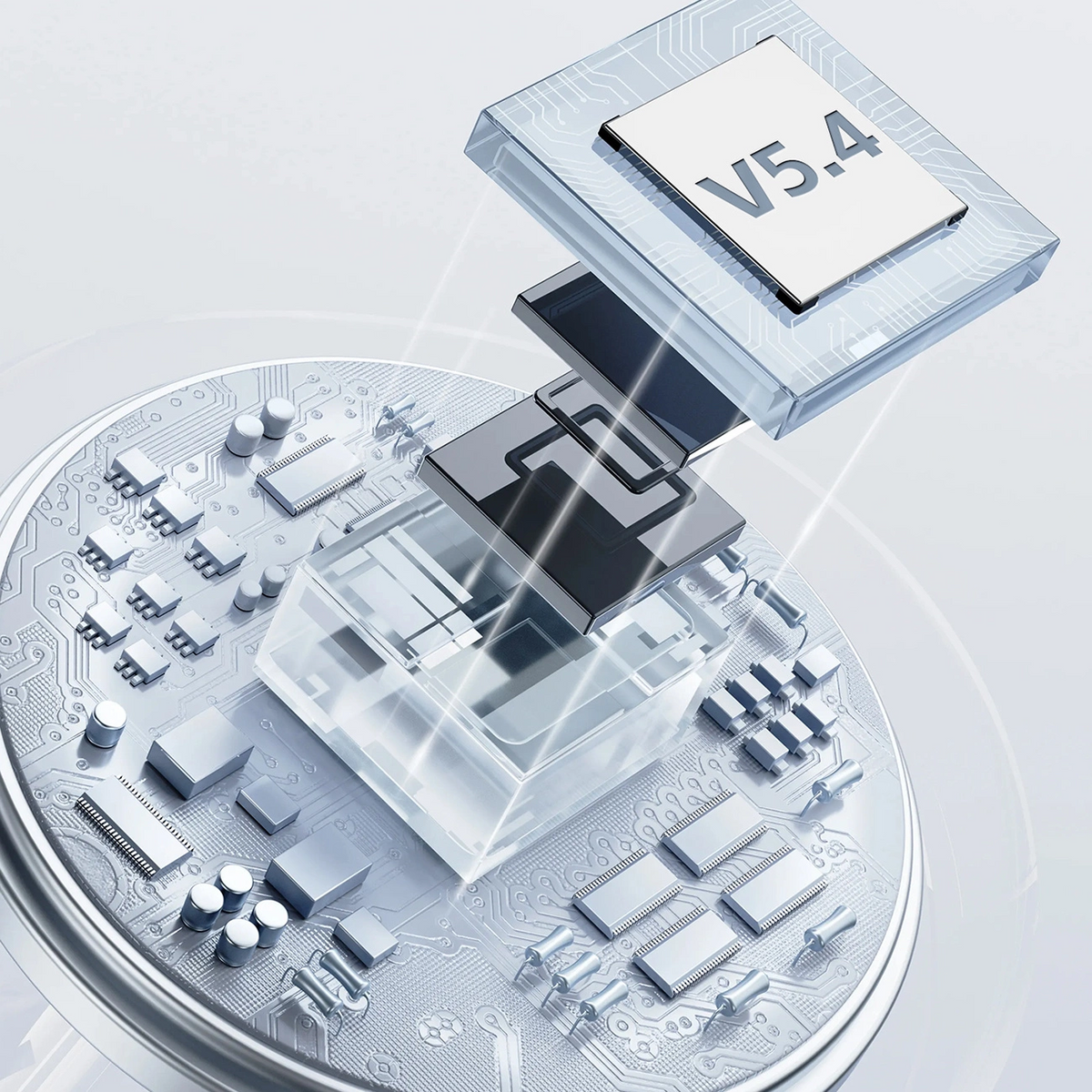 Bluetooth-håndfri Dudao U21, TWS, ANC, Hvit
