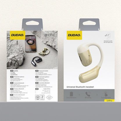 Handsfree Bluetooth Dudao U4Pro, A2DP, Gylden Beige