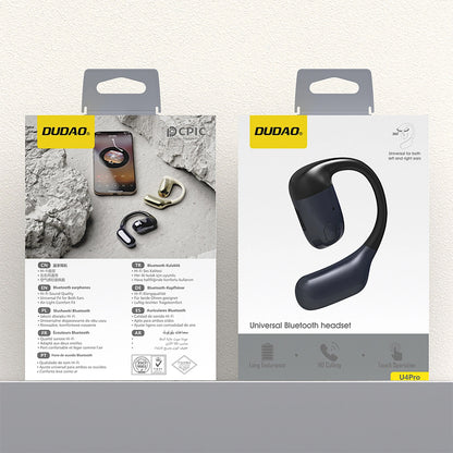 Handsfree Bluetooth Dudao U4Pro, A2DP, Svart