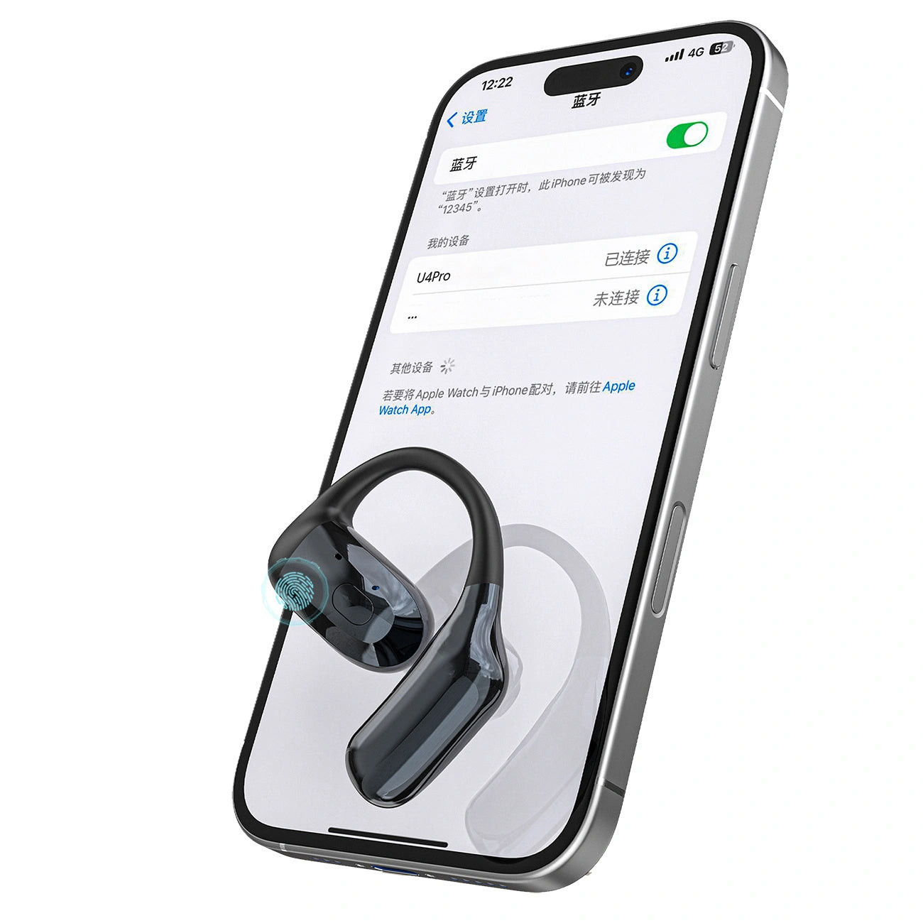 Handsfree Bluetooth Dudao U4Pro, A2DP, Svart