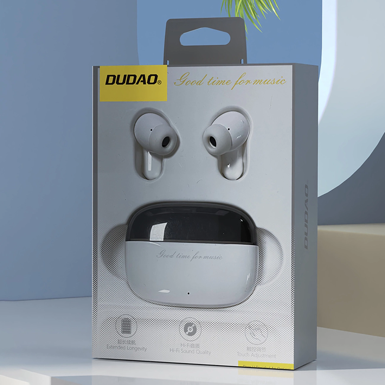 Handsfree Bluetooth Dudao U8 Pro, TWS, Hvit