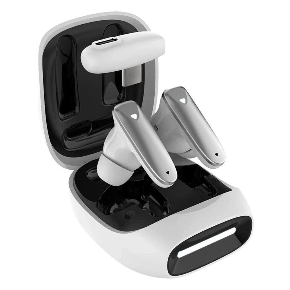 Handsfree Bluetooth Fixed Pods, TWS, Hvit