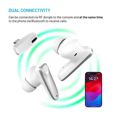 Handsfree Bluetooth Fixed Pods, TWS, Hvit