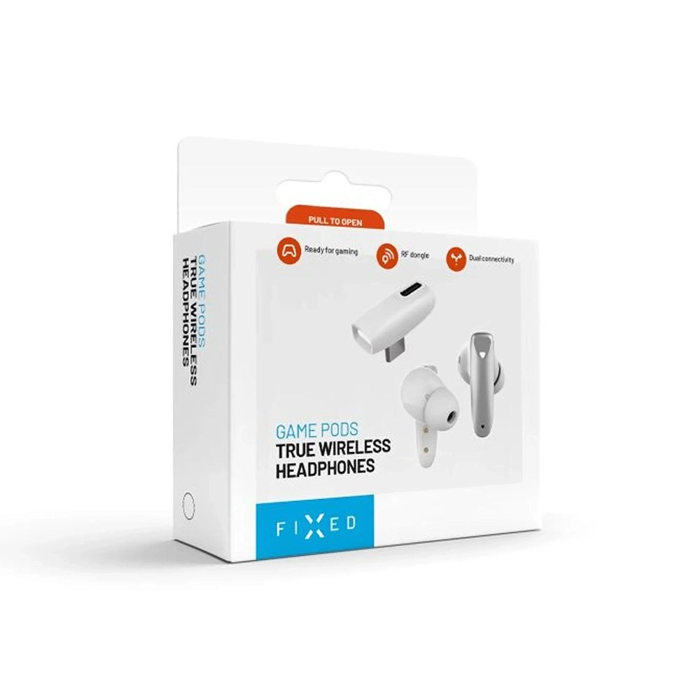 Handsfree Bluetooth Fixed Pods, TWS, Hvit