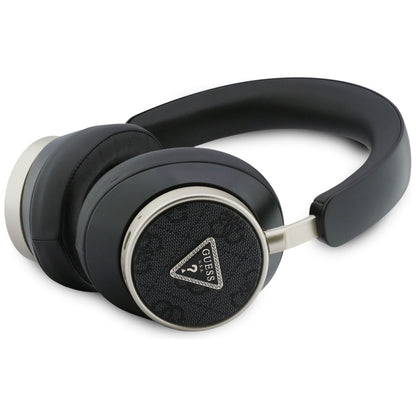 Handsfree Bluetooth Guess 4G Gold Triangle Logo, A2DP, Svart