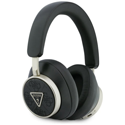Handsfree Bluetooth Guess 4G Gold Triangle Logo, A2DP, Svart