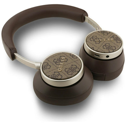Handsfree Bluetooth Guess 4G Classic Logo, A2DP, Brun
