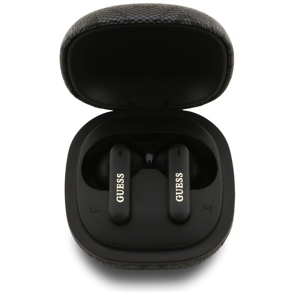Handsfree Bluetooth Guess 4G Classic Metal Logo, TWS, Svart