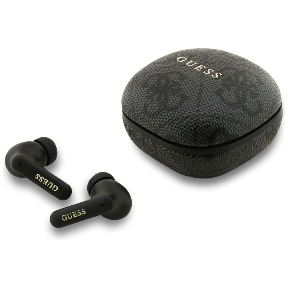Handsfree Bluetooth Guess 4G Classic Metal Logo, TWS, Svart