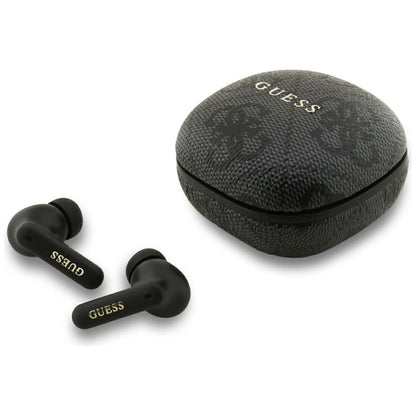 Handsfree Bluetooth Guess 4G Classic Metal Logo, TWS, Svart