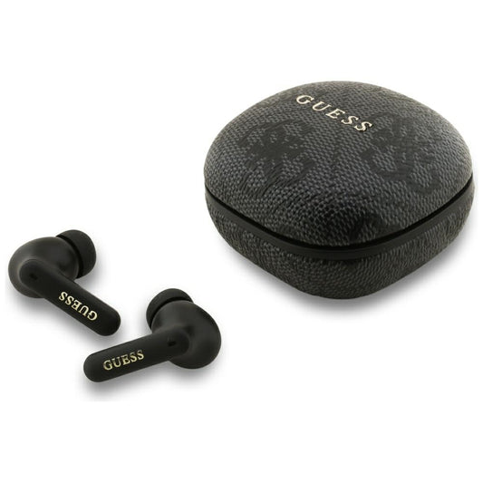 Handsfree Bluetooth Guess 4G Classic Metal Logo, TWS, Svart