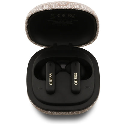 Handsfree Bluetooth Guess 4G Classic Metal Logo, TWS, Rosa