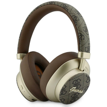 Handsfree Bluetooth Guess 4G Gold Script Metal, A2DP, Brun