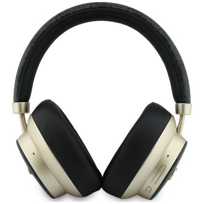 Handsfree Bluetooth Guess 4G Gold Script Metal, A2DP, Svart