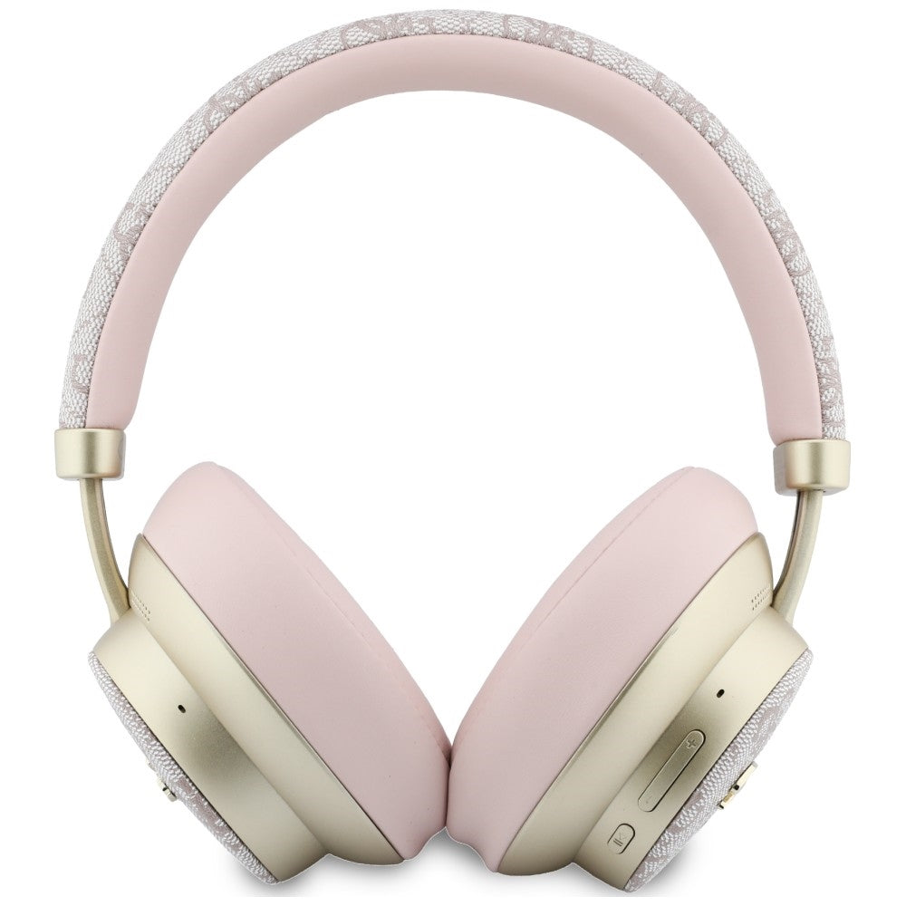Handsfree Bluetooth Guess 4G Gold Script Metal, A2DP, Rosa