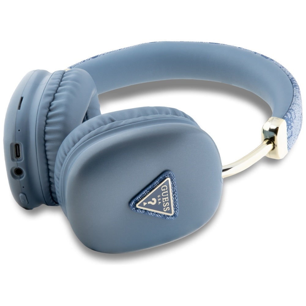 Handsfree Bluetooth Guess 4G Gull Trekant Logo, A2DP, Blå